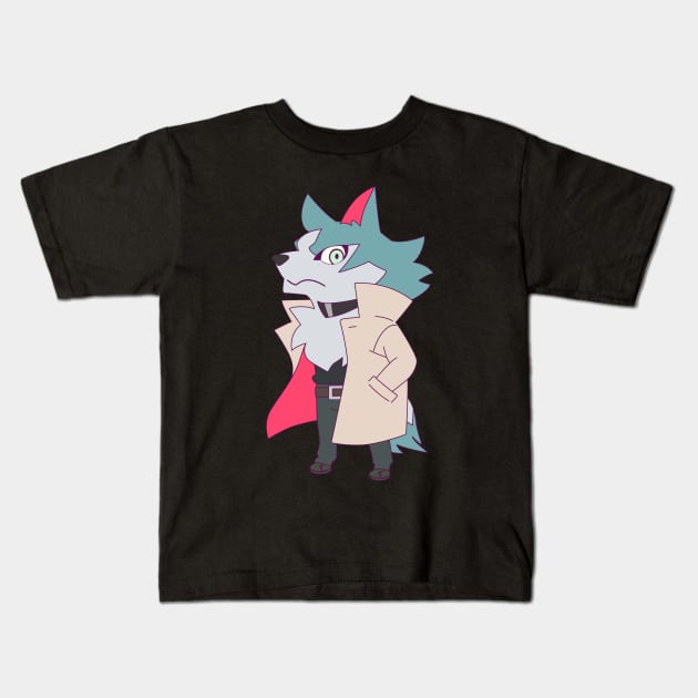 BNA wolf Shirou Kids T-Shirt by JamesCMarshall